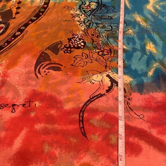 Jane Ashley 3/4 Length Sleeves Rhinestones Plus Size 1X - Picture 6 of 11